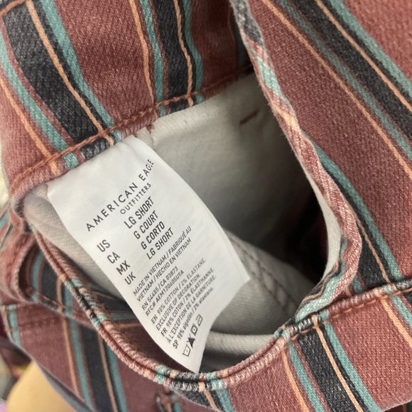 ⭐️ AE High-Waisted Tomgirl Denim Overall Striped Hipster Hippie Artsy Jumpsuit - Picture 5 of 7